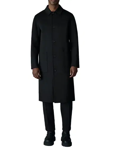 Mackage Beckett Wool Coat - Black | Thumbnail 2 Mackage Beckett Wool Coat - Black | Thumbnail 2
