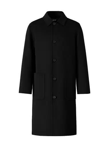 Mackage Beckett Wool Coat - Black | Thumbnail 1 Mackage Beckett Wool Coat - Black | Thumbnail 1