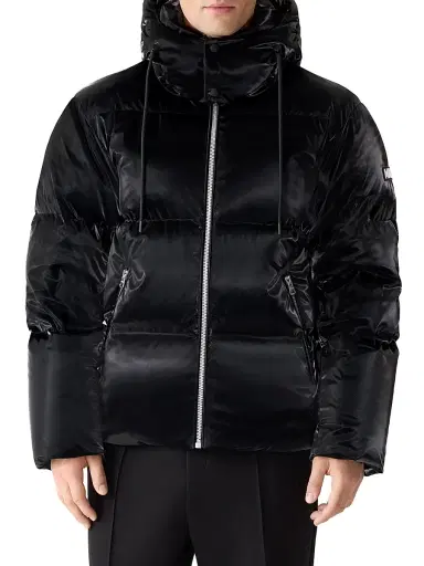 Mackage Men's Kent-GLO Hooded Puffer Jacket - Black | Thumbnail 3 Mackage Men's Kent-GLO Hooded Puffer Jacket - Black | Thumbnail 3