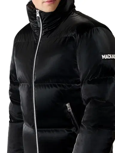 Mackage Men's Kent-GLO Hooded Puffer Jacket - Black | Thumbnail 6 Mackage Men's Kent-GLO Hooded Puffer Jacket - Black | Thumbnail 6