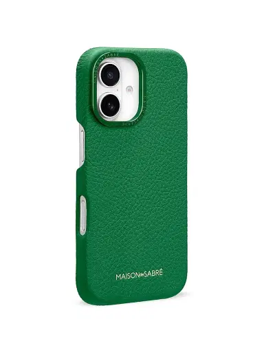 MAISON de SABRÉ Leather Phone Case (iPhone 16) - Emerald Green | Thumbnail 3 MAISON de SABRÉ Leather Phone Case (iPhone 16) - Emerald Green | Thumbnail 3