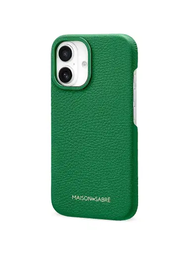 MAISON de SABRÉ Leather Phone Case (iPhone 16) - Emerald Green | Thumbnail 4 MAISON de SABRÉ Leather Phone Case (iPhone 16) - Emerald Green | Thumbnail 4