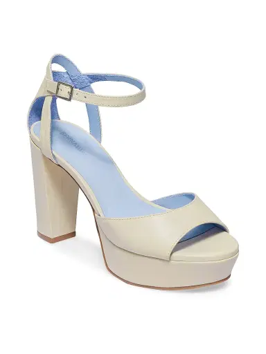 Bernardo Women's Valeria Platform Sandals - Eggshell | Thumbnail 2 Bernardo Women's Valeria Platform Sandals - Eggshell | Thumbnail 2