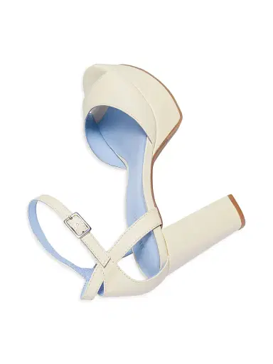 Bernardo Women's Valeria Platform Sandals - Eggshell | Thumbnail 5 Bernardo Women's Valeria Platform Sandals - Eggshell | Thumbnail 5
