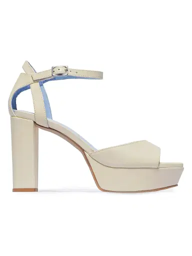 Bernardo Women's Valeria Platform Sandals - Eggshell | Thumbnail 1 Bernardo Women's Valeria Platform Sandals - Eggshell | Thumbnail 1