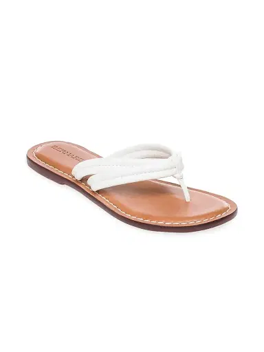 Bernardo Women's Miami Leather Thong Sandals - White | Thumbnail 2 Bernardo Women's Miami Leather Thong Sandals - White | Thumbnail 2