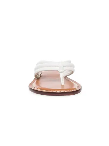 Bernardo Women's Miami Leather Thong Sandals - White | Thumbnail 6 Bernardo Women's Miami Leather Thong Sandals - White | Thumbnail 6