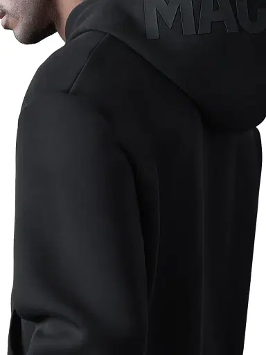 Mackage Men's Kolton Double-Face Jersey Logo Hoodie - Black | Thumbnail 7 Mackage Men's Kolton Double-Face Jersey Logo Hoodie - Black | Thumbnail 7