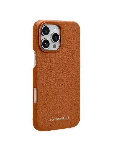 MAISON de SABRÉ Leather Phone Case (iPhone 16 Pro Max) - Pecan Brown | Thumbnail 3 MAISON de SABRÉ Leather Phone Case (iPhone 16 Pro Max) - Pecan Brown | Thumbnail 3