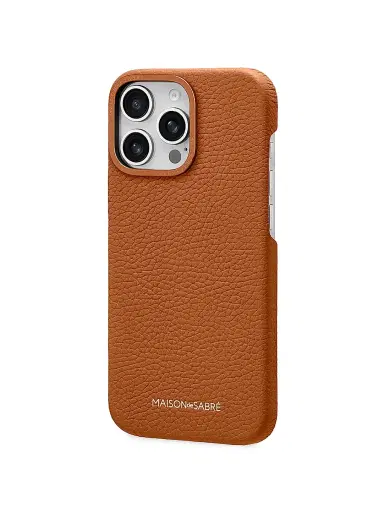 MAISON de SABRÉ Leather Phone Case (iPhone 16 Pro Max) - Pecan Brown | Thumbnail 4 MAISON de SABRÉ Leather Phone Case (iPhone 16 Pro Max) - Pecan Brown | Thumbnail 4