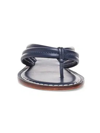 Bernardo Women's Miami Leather Thong Sandals - Navy | Thumbnail 7 Bernardo Women's Miami Leather Thong Sandals - Navy | Thumbnail 7