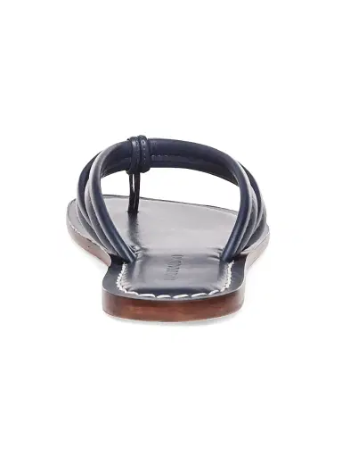 Bernardo Women's Miami Leather Thong Sandals - Navy | Thumbnail 8 Bernardo Women's Miami Leather Thong Sandals - Navy | Thumbnail 8