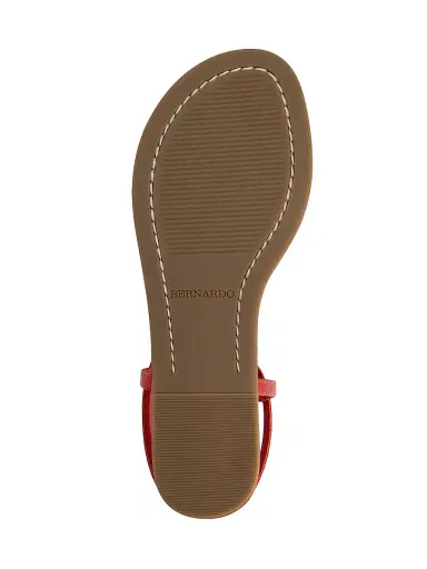 Bernardo Women's Hercu T-Strap Thong Sandals - Red | Thumbnail 4 Bernardo Women's Hercu T-Strap Thong Sandals - Red | Thumbnail 4