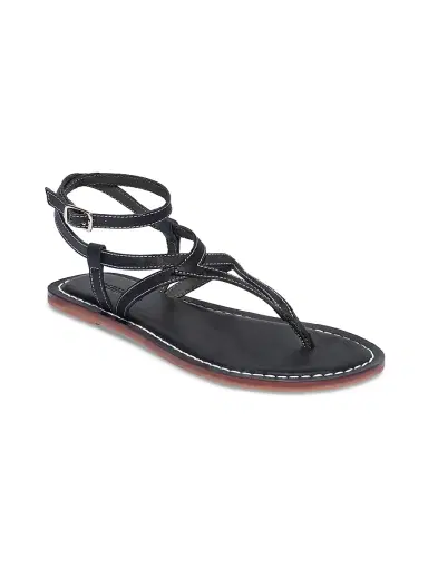 Bernardo Women's Mallorie Ankle Strap Thong Sandals - Black | Thumbnail 2 Bernardo Women's Mallorie Ankle Strap Thong Sandals - Black | Thumbnail 2