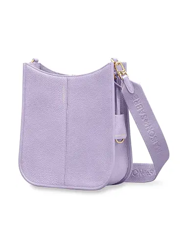 MAISON de SABRÉ Women's Leather Saddle Bag - Lavender Purple | Thumbnail 6 MAISON de SABRÉ Women's Leather Saddle Bag - Lavender Purple | Thumbnail 6
