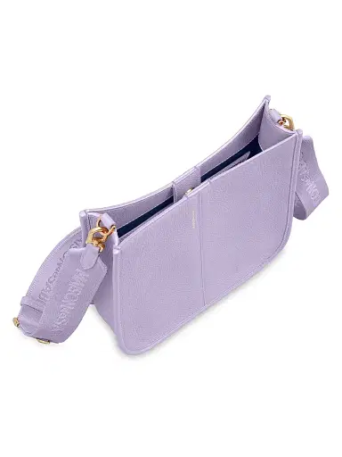 MAISON de SABRÉ Women's Leather Saddle Bag - Lavender Purple | Thumbnail 9 MAISON de SABRÉ Women's Leather Saddle Bag - Lavender Purple | Thumbnail 9