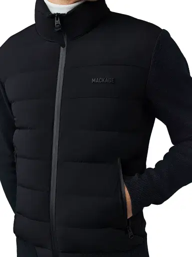 Mackage Men's Haney-Cityz Quilted Down Jacket - Black | Thumbnail 5 Mackage Men's Haney-Cityz Quilted Down Jacket - Black | Thumbnail 5