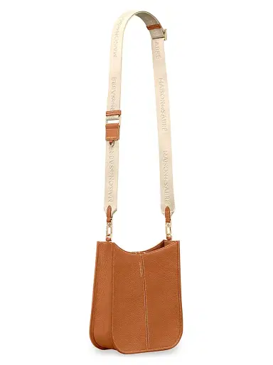 MAISON de SABRÉ Women's Leather Saddle Bag - Pecan Brown | Thumbnail 5 MAISON de SABRÉ Women's Leather Saddle Bag - Pecan Brown | Thumbnail 5