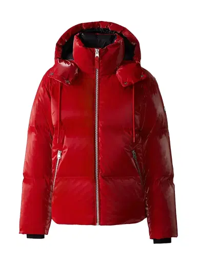 Mackage Men's Kent-GLO Hooded Puffer Jacket - Dark Red | Thumbnail 1 Mackage Men's Kent-GLO Hooded Puffer Jacket - Dark Red | Thumbnail 1