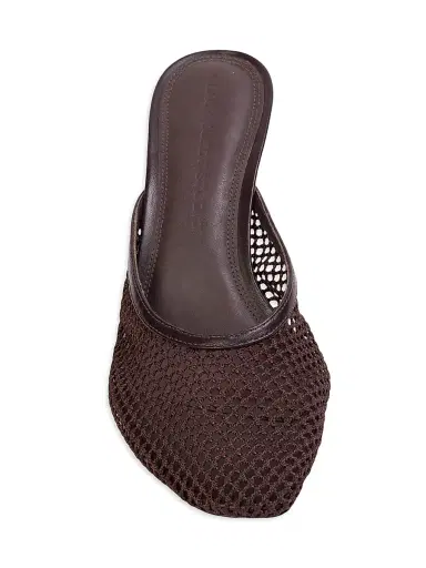 Black Suede Studio Women's Giuly 65MM Mules - Black Coffee Leather - Size 12 | Thumbnail 3 Black Suede Studio Women's Giuly 65MM Mules - Black Coffee Leather - Size 12 | Thumbnail 3