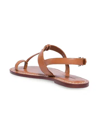 Bernardo Women's Maverick 2 Leather Toe Ring Sandals - Luggage | Thumbnail 3 Bernardo Women's Maverick 2 Leather Toe Ring Sandals - Luggage | Thumbnail 3