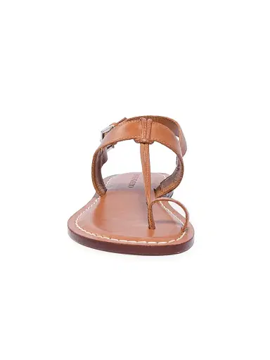 Bernardo Women's Maverick 2 Leather Toe Ring Sandals - Luggage | Thumbnail 4 Bernardo Women's Maverick 2 Leather Toe Ring Sandals - Luggage | Thumbnail 4
