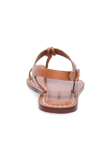 Bernardo Women's Maverick 2 Leather Toe Ring Sandals - Luggage | Thumbnail 5 Bernardo Women's Maverick 2 Leather Toe Ring Sandals - Luggage | Thumbnail 5