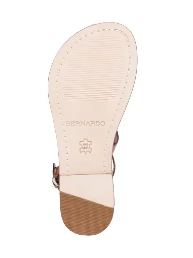 Bernardo Women's Maverick 2 Leather Toe Ring Sandals - Luggage | Thumbnail 7 Bernardo Women's Maverick 2 Leather Toe Ring Sandals - Luggage | Thumbnail 7