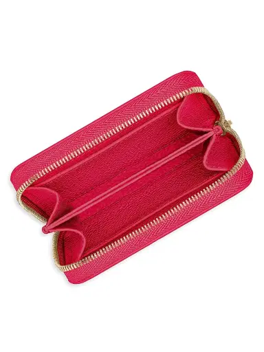 MAISON de SABRÉ Women's Leather Zipped Wallet - Shibuya Fuchsia | Thumbnail 5 MAISON de SABRÉ Women's Leather Zipped Wallet - Shibuya Fuchsia | Thumbnail 5