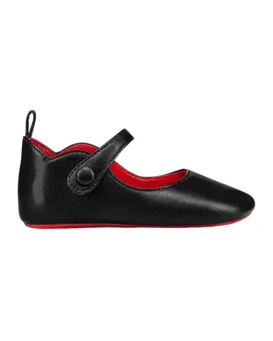 Christian Louboutin Girl's Love Chick Nappa Leather Ballerina Shoes, Baby | Thumbnail 1 Christian Louboutin Girl's Love Chick Nappa Leather Ballerina Shoes, Baby | Thumbnail 1