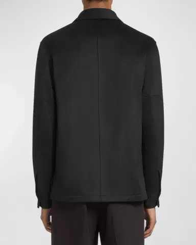 Zegna Men's Cashmere Overshirt | Thumbnail 3 Zegna Men's Cashmere Overshirt | Thumbnail 3