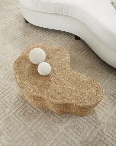 Arteriors Meadow Abaca Cocktail Table | Thumbnail 2 Arteriors Meadow Abaca Cocktail Table | Thumbnail 2