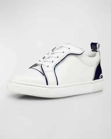 Christian Louboutin Kid's FunnyTo Red-Sole Low-Top Sneakers, Toddler/Kids | Thumbnail 2 Christian Louboutin Kid's FunnyTo Red-Sole Low-Top Sneakers, Toddler/Kids | Thumbnail 2