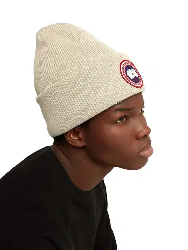 Canada Goose Men's Arctic Disc Wool Beanie | Thumbnail 3 Canada Goose Men's Arctic Disc Wool Beanie | Thumbnail 3