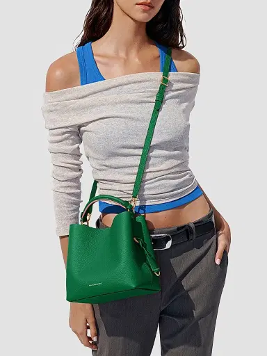 MAISON de SABRÉ Women's The Mini Crossbody Bag - Emerald Lily | Thumbnail 2 MAISON de SABRÉ Women's The Mini Crossbody Bag - Emerald Lily | Thumbnail 2