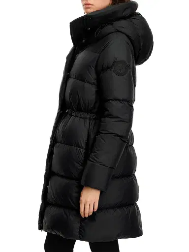 Canada Goose Women's Montgomery Hooded Down Coat - Black Noir | Thumbnail 4 Canada Goose Women's Montgomery Hooded Down Coat - Black Noir | Thumbnail 4
