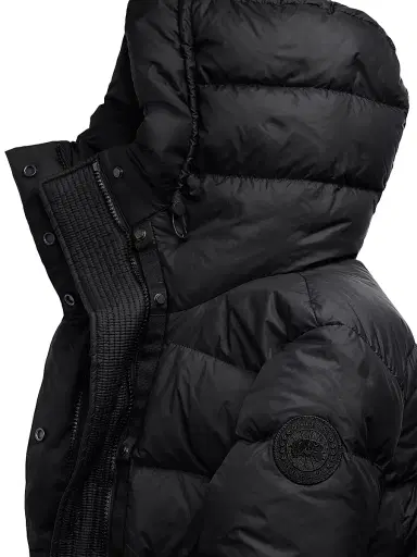 Canada Goose Women's Montgomery Hooded Down Coat - Black Noir | Thumbnail 8 Canada Goose Women's Montgomery Hooded Down Coat - Black Noir | Thumbnail 8