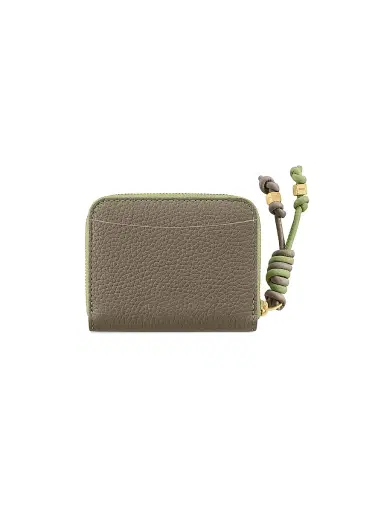 MAISON de SABRÉ Women's Leather Zipped Wallet - Cashmere Matcha | Thumbnail 3 MAISON de SABRÉ Women's Leather Zipped Wallet - Cashmere Matcha | Thumbnail 3