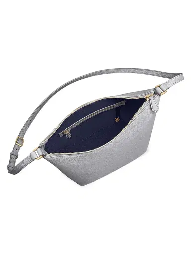 MAISON de SABRÉ Women's The Zipped Crossbody Bag - Dove Grey | Thumbnail 5 MAISON de SABRÉ Women's The Zipped Crossbody Bag - Dove Grey | Thumbnail 5