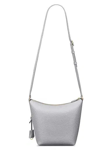 MAISON de SABRÉ Women's The Zipped Crossbody Bag - Dove Grey | Thumbnail 8 MAISON de SABRÉ Women's The Zipped Crossbody Bag - Dove Grey | Thumbnail 8