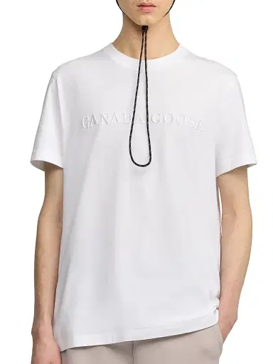 Canada Goose Men's Emersen Embroidered Cotton T-Shirt | Thumbnail 4 Canada Goose Men's Emersen Embroidered Cotton T-Shirt | Thumbnail 4