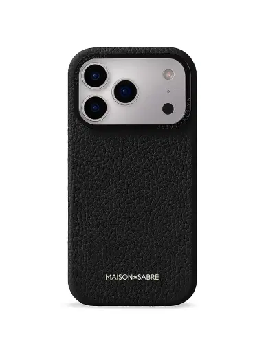 MAISON de SABRÉ Leather Phone Case (iPhone 17 Pro Max) - Black Caviar | Thumbnail 1 MAISON de SABRÉ Leather Phone Case (iPhone 17 Pro Max) - Black Caviar | Thumbnail 1