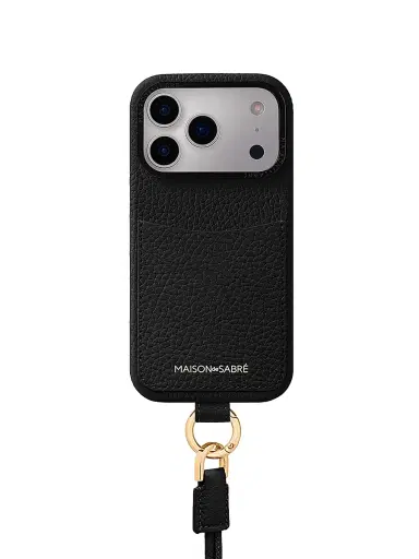 MAISON de SABRÉ Sling Phone Case (iPhone 17 Pro Max) - Black Caviar | Thumbnail 2 MAISON de SABRÉ Sling Phone Case (iPhone 17 Pro Max) - Black Caviar | Thumbnail 2