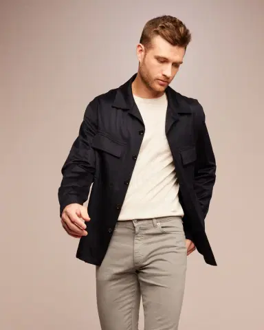 ZEGNA Men's Cashmere Overshirt | Thumbnail 5 ZEGNA Men's Cashmere Overshirt | Thumbnail 5