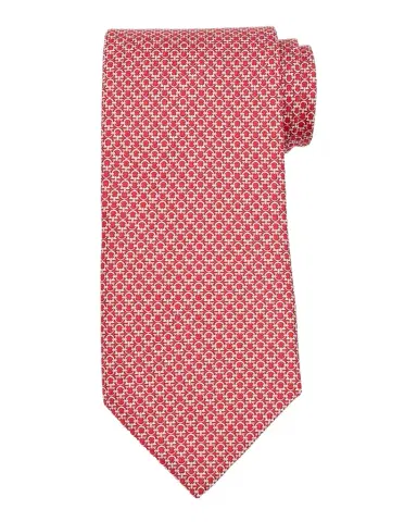 Ferragamo Men's Interlocking Gancini Silk Tie | Thumbnail 1 Ferragamo Men's Interlocking Gancini Silk Tie | Thumbnail 1