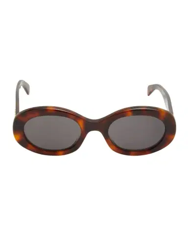 CELINE Triomphe Logo Oval Acetate Sunglasses | Thumbnail 1 CELINE Triomphe Logo Oval Acetate Sunglasses | Thumbnail 1