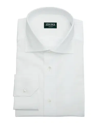 Zegna Men's Trofeo Cotton Dress Shirt | Thumbnail 1 Zegna Men's Trofeo Cotton Dress Shirt | Thumbnail 1