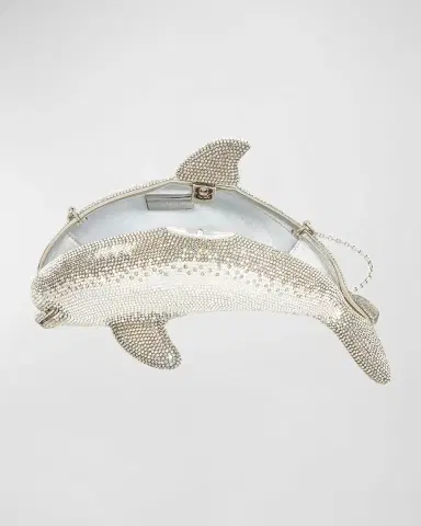 Judith Leiber Couture Dolphin Crystal Minaudiere | Thumbnail 3 Judith Leiber Couture Dolphin Crystal Minaudiere | Thumbnail 3