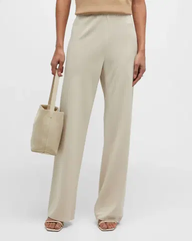 Vince Colette High-Waist Crepe Bias Pants | Thumbnail 2 Vince Colette High-Waist Crepe Bias Pants | Thumbnail 2