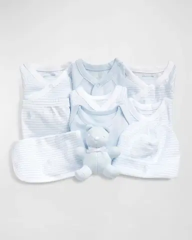 Polo Ralph Lauren Boy's 11-Piece Organic Cotton Gift Set, Size Newborn-9M | Thumbnail 2 Polo Ralph Lauren Boy's 11-Piece Organic Cotton Gift Set, Size Newborn-9M | Thumbnail 2
